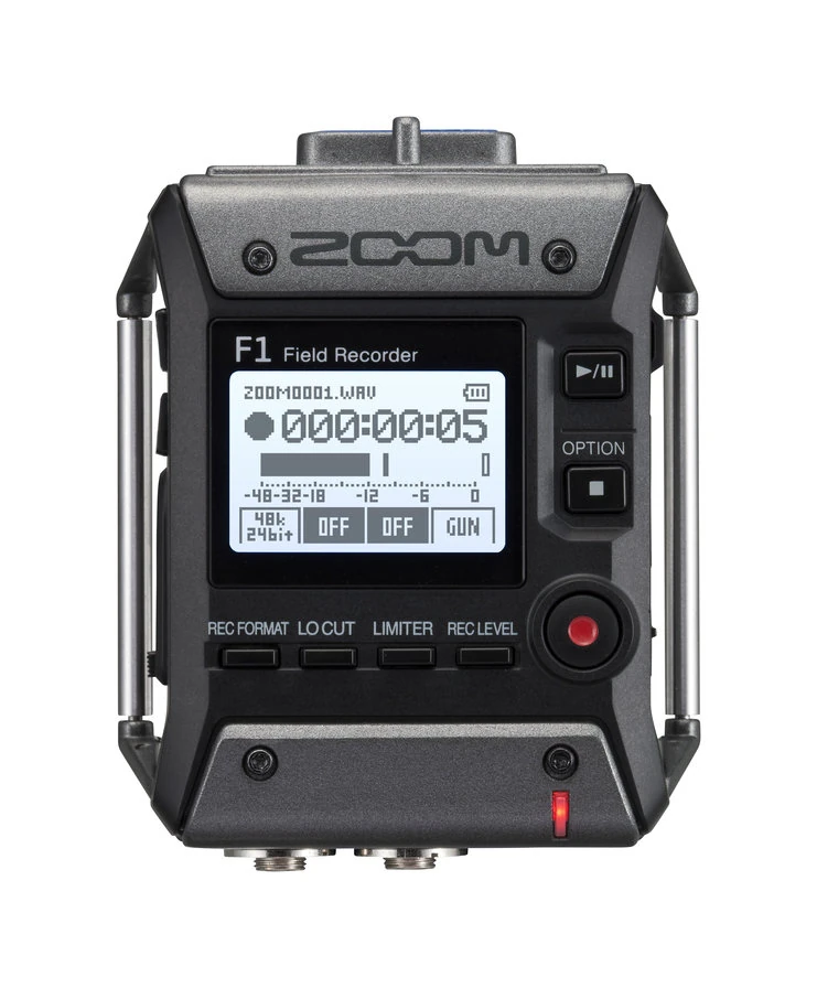 Рекордер Zoom F1-SP, 24 бит, Серебряный вариант - 5
