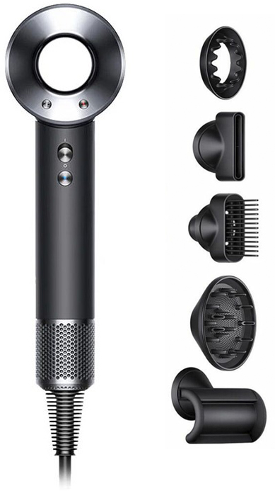 Фен Dyson Supersonic HD07, Черный/Никель вариант - 9