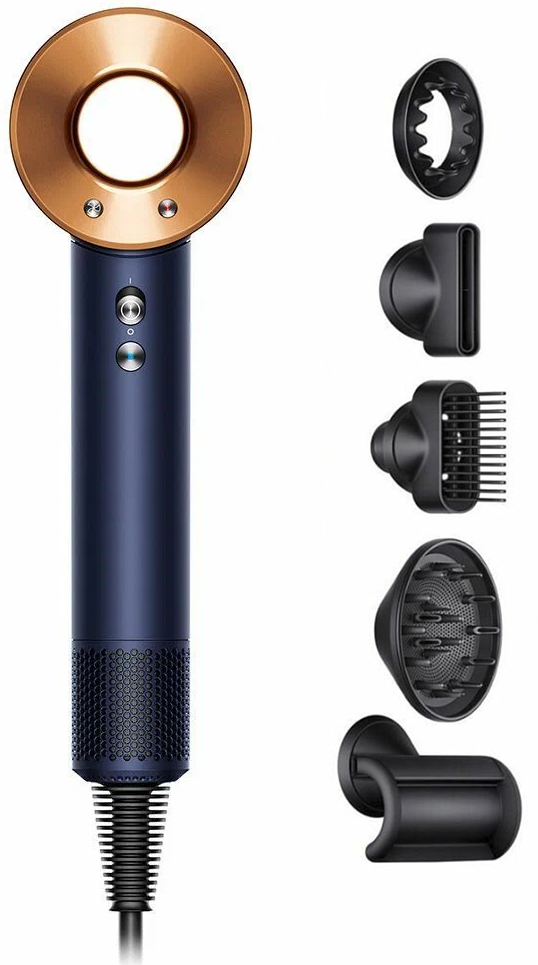 Фен Dyson Supersonic HD07, Черный/Никель вариант - 4