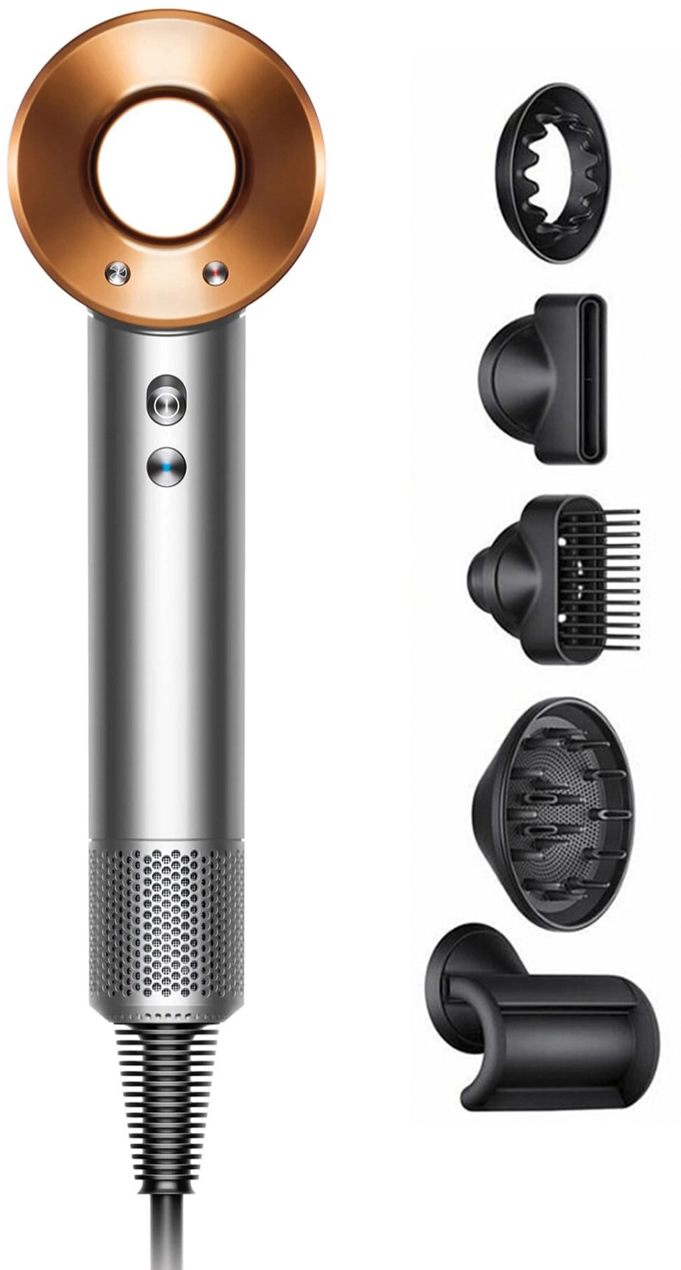 Фен Dyson Supersonic HD07, Черный/Никель вариант - 5