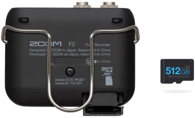 Рекордер Zoom F2, 32 бит, Черный вариант - 5