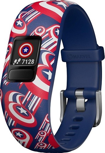 Фитнес-браслет детский Garmin Vivofit Jr 2, Minnie Mouse Band, 11 мм, Белый вариант - 7